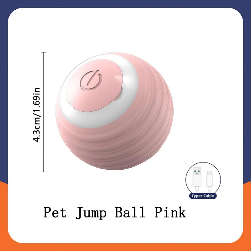 Smart Interactive Dog Ball | USB Rechargeable Automatic Moving & Bouncing Toy for Dogs & Cats