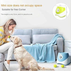 Automatic Dog Ball Launcher - Interactive Tennis Throw Machine | USB Rechargeable Pet Toy