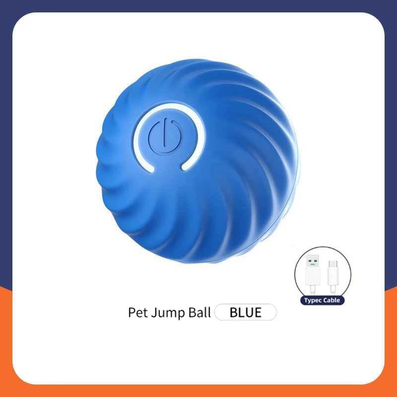 Smart Interactive Dog Ball | USB Rechargeable Automatic Moving & Bouncing Toy for Dogs & Cats