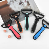 Professional Deshedding & Dematting Pet Brush – Removes Knots & Loose Fur for Dogs & Cats