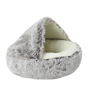 Cozy Cat Cave Bed | Soft Plush Covered Pet Nest for Small Cats & Dogs | Warm & Comfortable Sleeping Mat