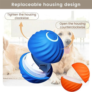 Smart Interactive Dog Ball | USB Rechargeable Automatic Moving & Bouncing Toy for Dogs & Cats